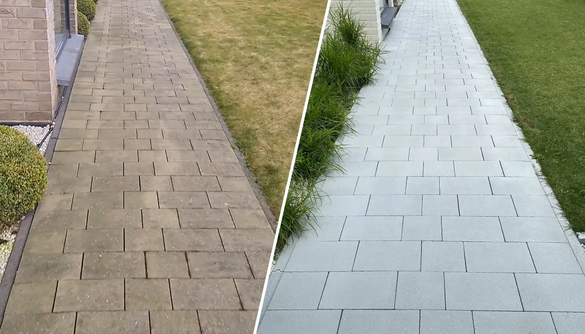 Zdjęcie Skuteczne sposoby na usunięcie farby z kostki brukowej bez uszkodzeń
