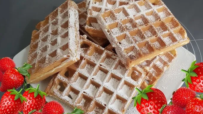Zdjęcie Gofry jak z budki nad morzem - przepis na chrupiące wspomnienia
