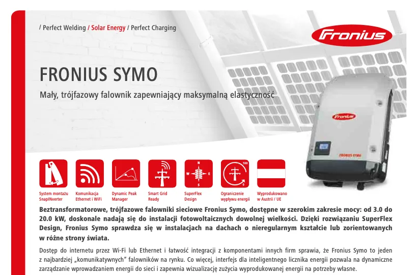 Zdjęcie Fronius Agilo 100.0-3: Wydajny inwerter do dużych instalacji PV
