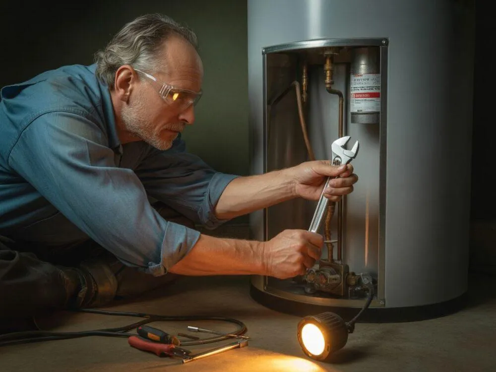 Zdjęcie Wymiana grzałki w bojlerze – czy naprawdę trzeba spuścić wodę?