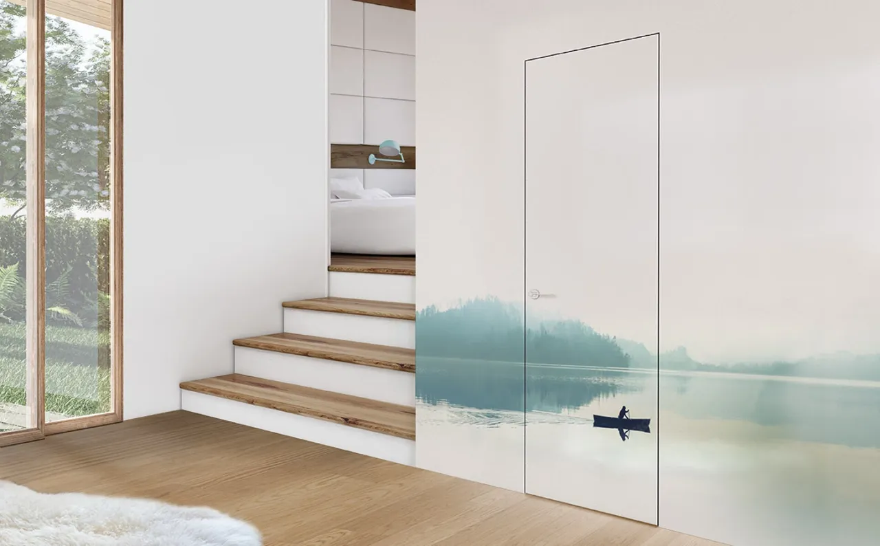 Zdjęcie Jak ukryć drzwi w ścianie i uzyskać elegancki efekt w wnętrzu