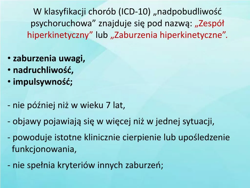 Zdjęcie Zaburzenia hiperkinetyczne: Co rodzic musi wiedzieć?