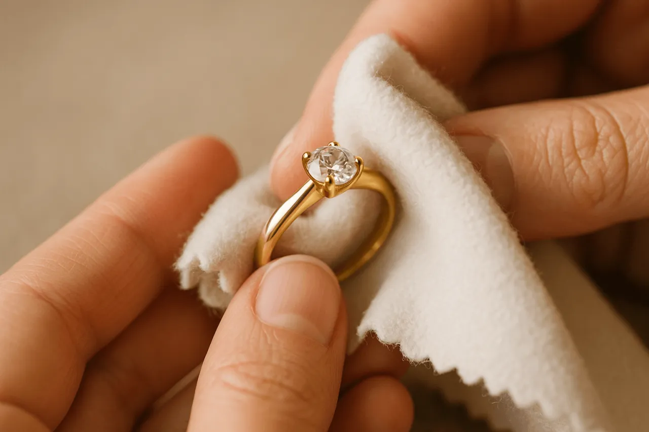 Zdjęcie Skuteczne sposoby na to, czym wyczyścić złotą biżuterię bez uszkodzeń