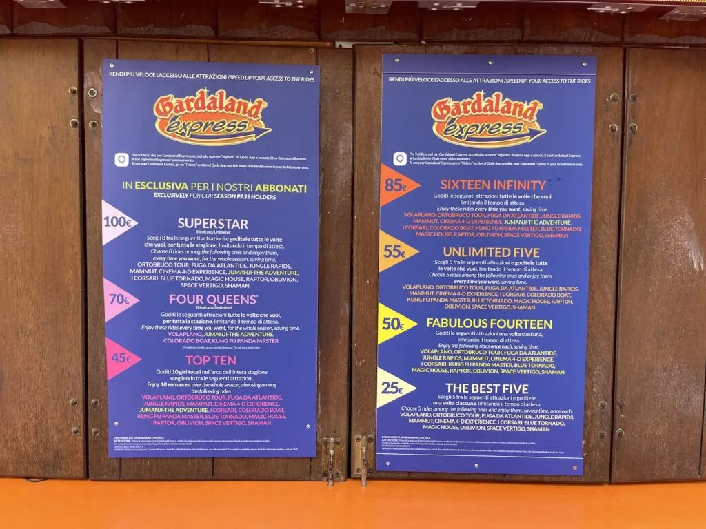 Zdjęcie Code attrazioni Gardaland: salta la fila con la guida definitiva.