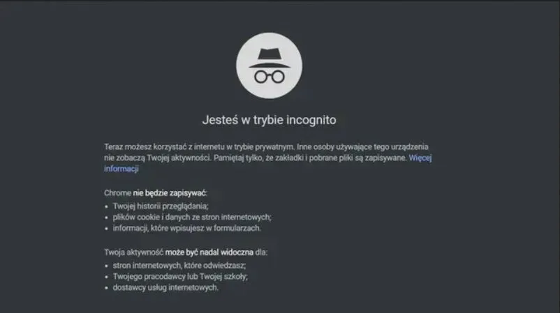 Zdjęcie Jak szybko włączyć tryb incognito w przeglądarce bez żadnych komplikacji