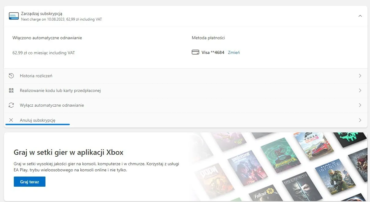Zdjęcie Jak anulować subskrypcję Xbox Game Pass i uniknąć niechcianych opłat