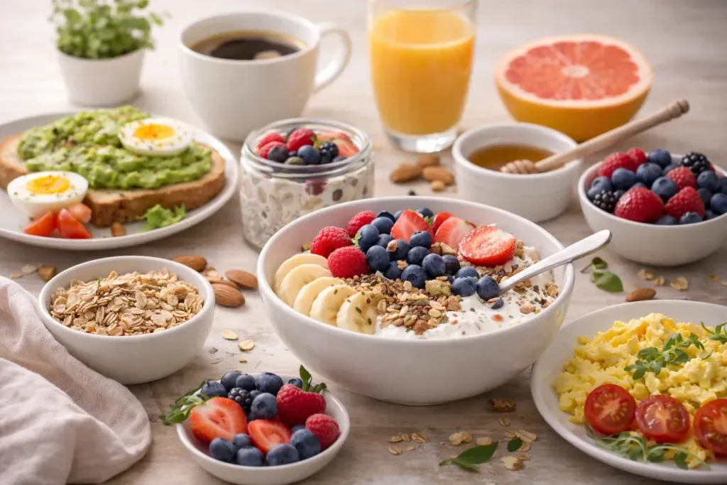 Zdjęcie D&eacute;jeuner l&eacute;ger : les cl&eacute;s d'une &eacute;nergie durable et sans faim