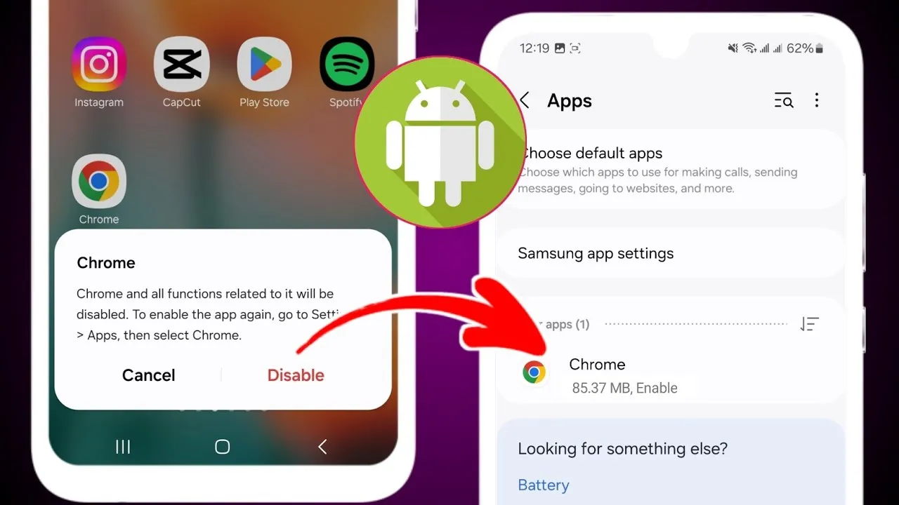 Zdjęcie Jak włączyć wyłączone aplikacje Android i odzyskać utracone funkcje