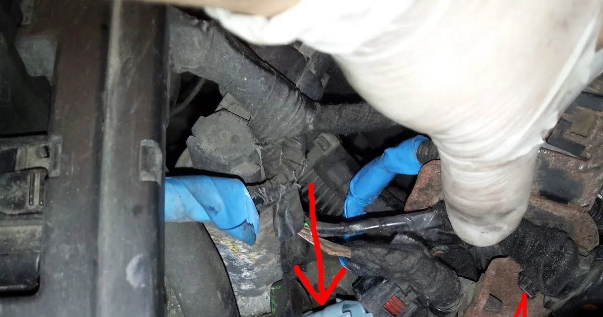 Zdjęcie Gdzie jest czujnik temperatury silnika Opel Meriva – znajdź go łatwo