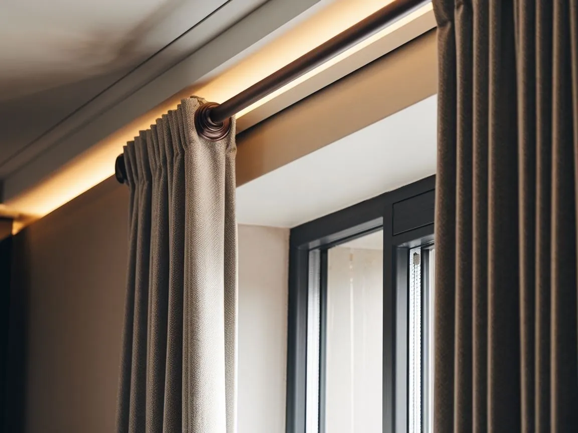 Zdjęcie Jak wysoko zamontować karnisz, aby uniknąć błędów i poprawić wygląd wnętrza