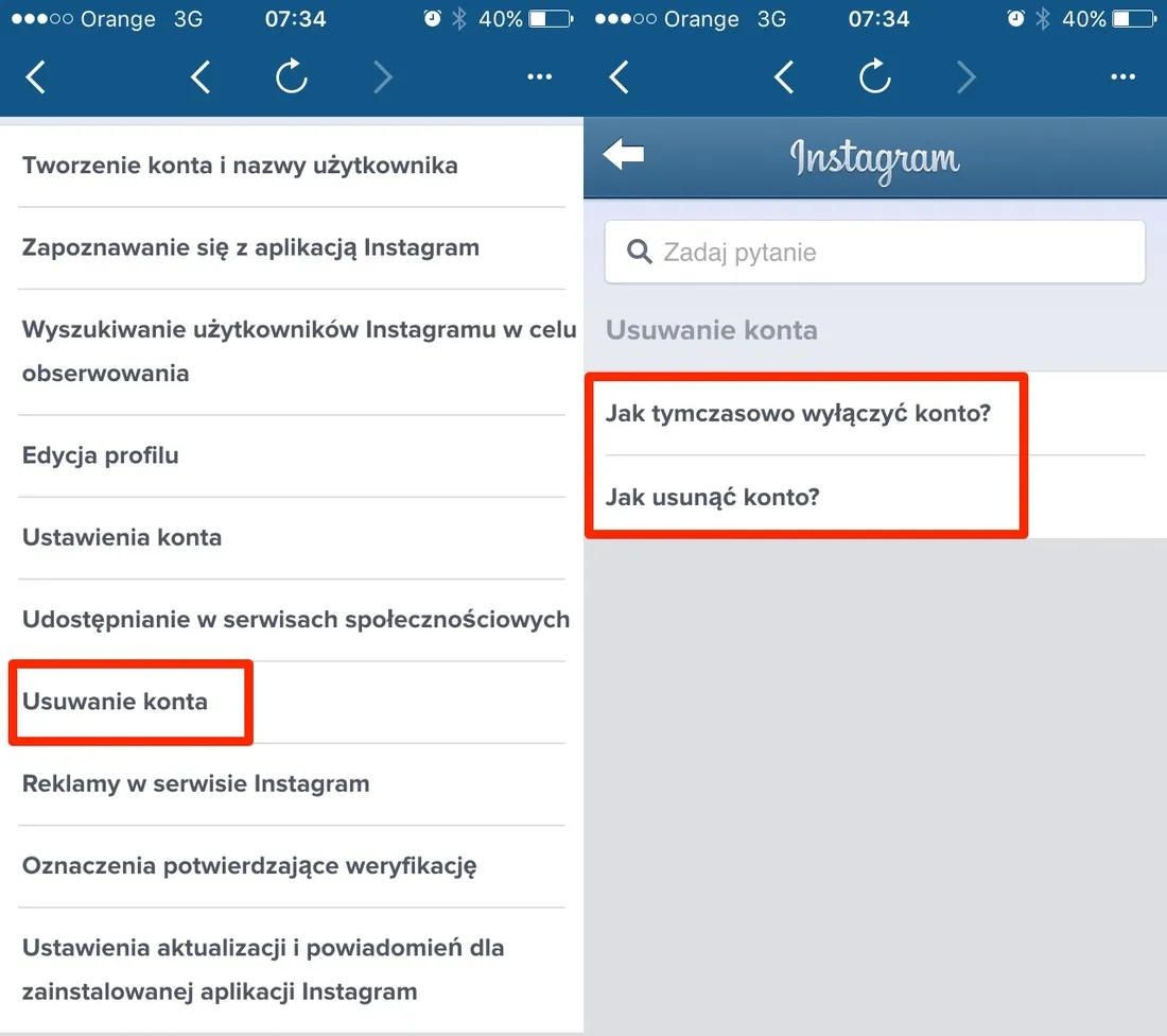Zdjęcie Jak usunąć Instagram na telefonie - prosta droga do usunięcia konta