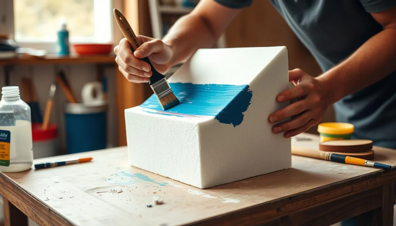 Zdjęcie Malowanie styropianu: Jak to zrobić bezpiecznie i skutecznie?