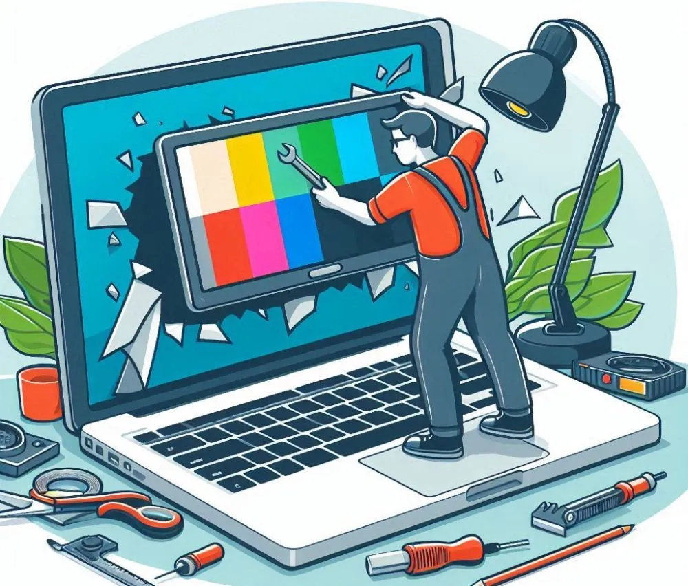 Zdjęcie Jak naprawić ekran w laptopie - proste rozwiązania na najczęstsze problemy