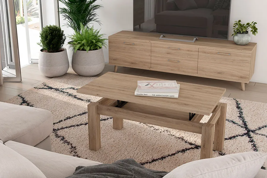 Zdjęcie Mesas de salón pequeñas: Secretos para un espacio funcional y chic