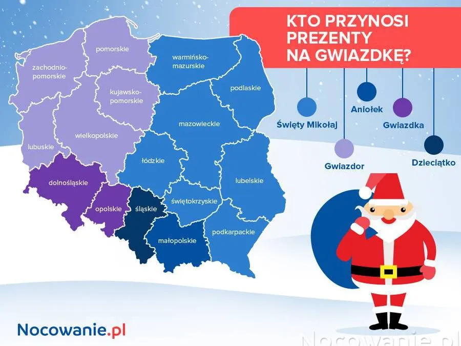 Zdjęcie Kto w Polsce przynosi prezenty pod choinkę? Poznaj niezwykłe postacie