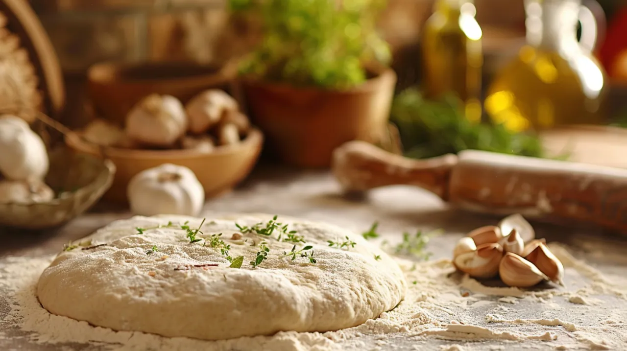 Zdjęcie Pizza na kamieniu: Idealne ciasto i chrupiący spód