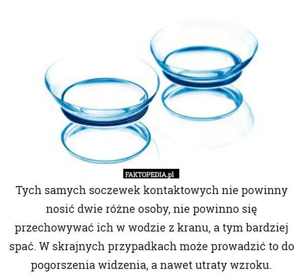 Zdjęcie Czy soczewki można przechowywać w wodzie? Uniknij poważnych zagrożeń dla oczu