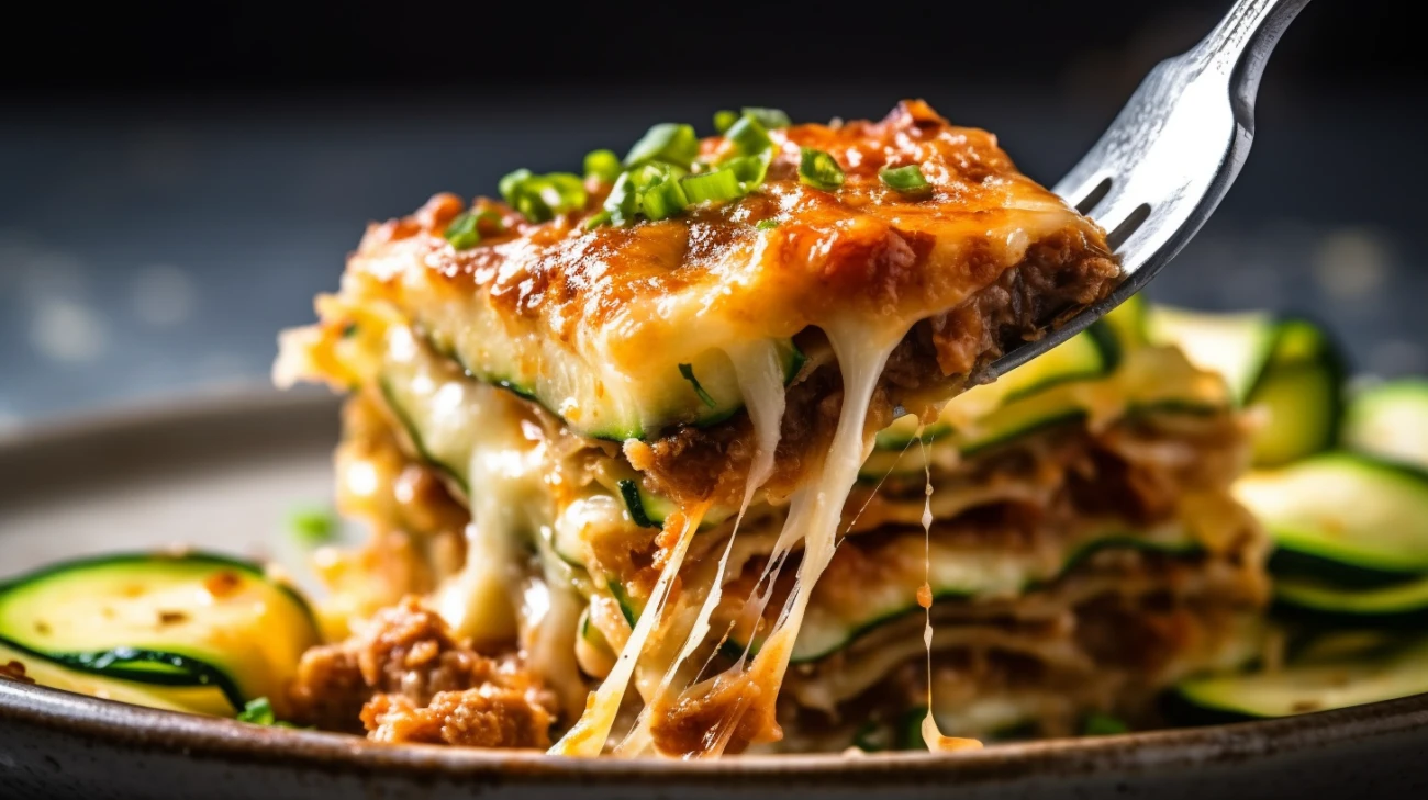 Wegetariańska Lasagne z Cukinii - Przepis i Smaki