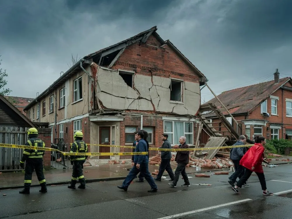 Zdjęcie Burzenie budynku który grozi zawaleniem - jak uniknąć tragedii?