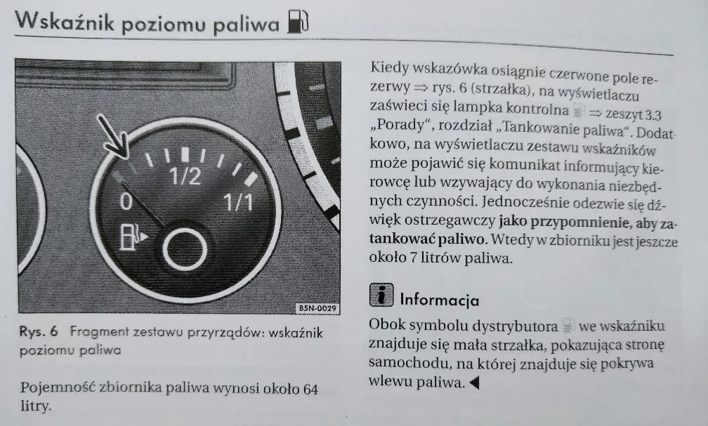 Zdjęcie Pojemność baku w Golfie 2 - ile paliwa naprawdę zmieści?