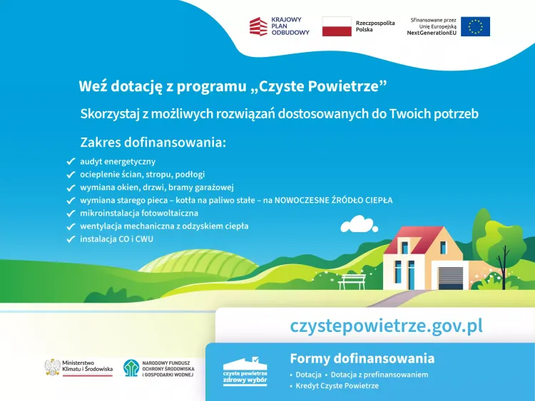 Zdjęcie Czyste powietrze Łódź kontakt - jak uzyskać pomoc i dofinansowanie