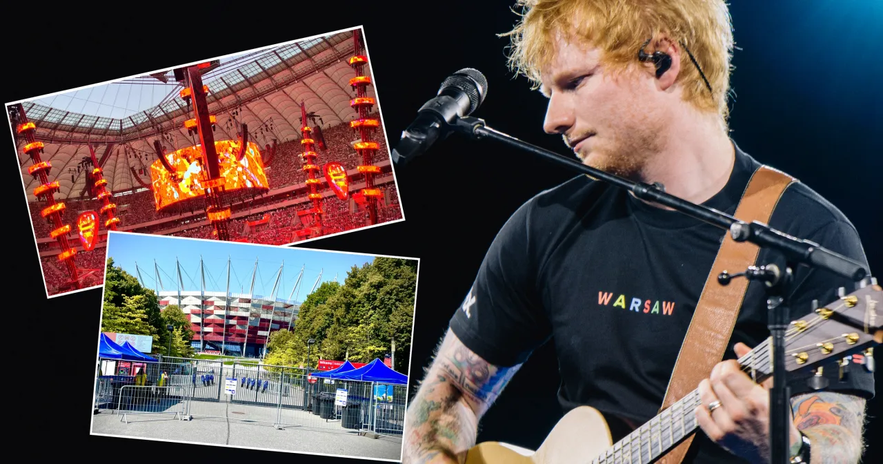 Zdjęcie Ed Sheeran w Warszawie: Ile ludzi naprawdę przyszło na koncert?