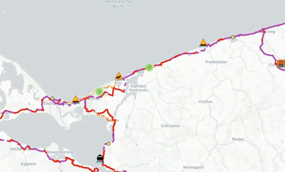 Zdjęcie Trasa rowerowa Pobierowo-Dziwn&oacute;w: Velo Baltica. Kompletny przewodnik