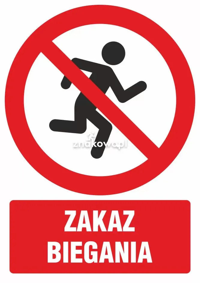 Zdjęcie Jak narysować zakaz biegania po szkolnych korytarzach w prosty sposób