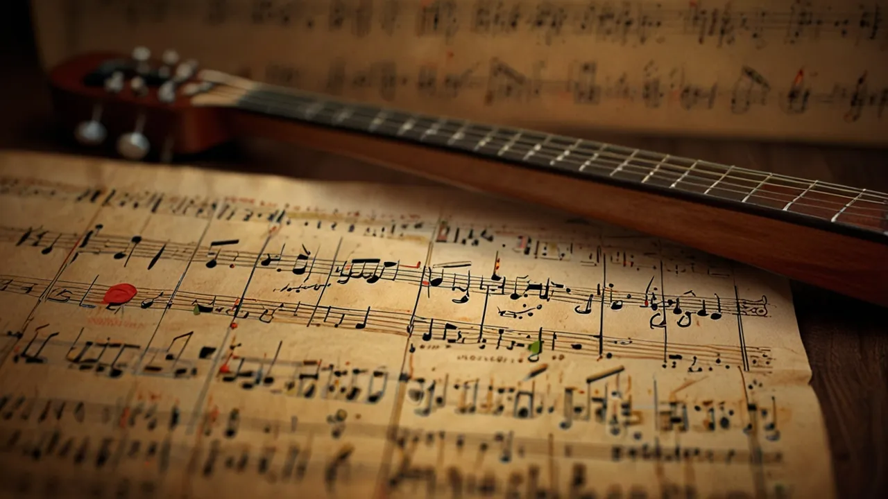 Zdjęcie Czerwone korale akordy na gitarę - nauka gry z pełnym opisem akordów