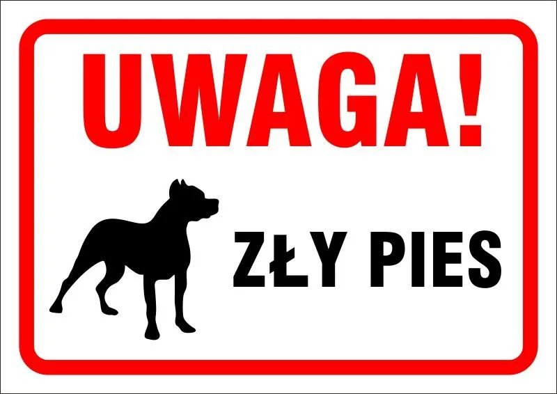Zdjęcie Tabliczka zły pies: jak skutecznie zabezpieczyć posesję przed intruzami