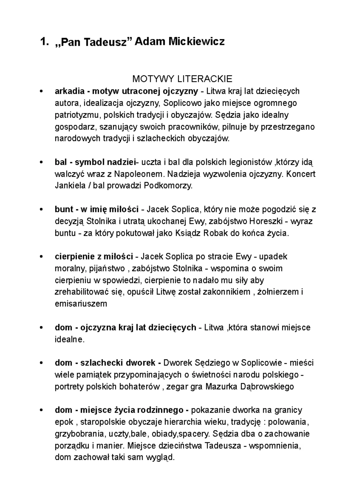 Zdjęcie Motywy literackie w Panu Tadeuszu: Odkryj ich głębię i znaczenie