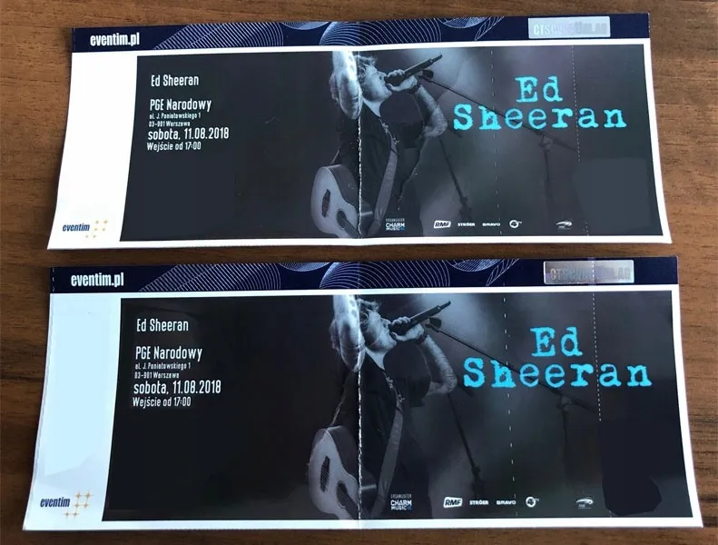 Zdjęcie Ed Sheeran bilety ile kosztują? Sprawdź ceny i dostępne opcje