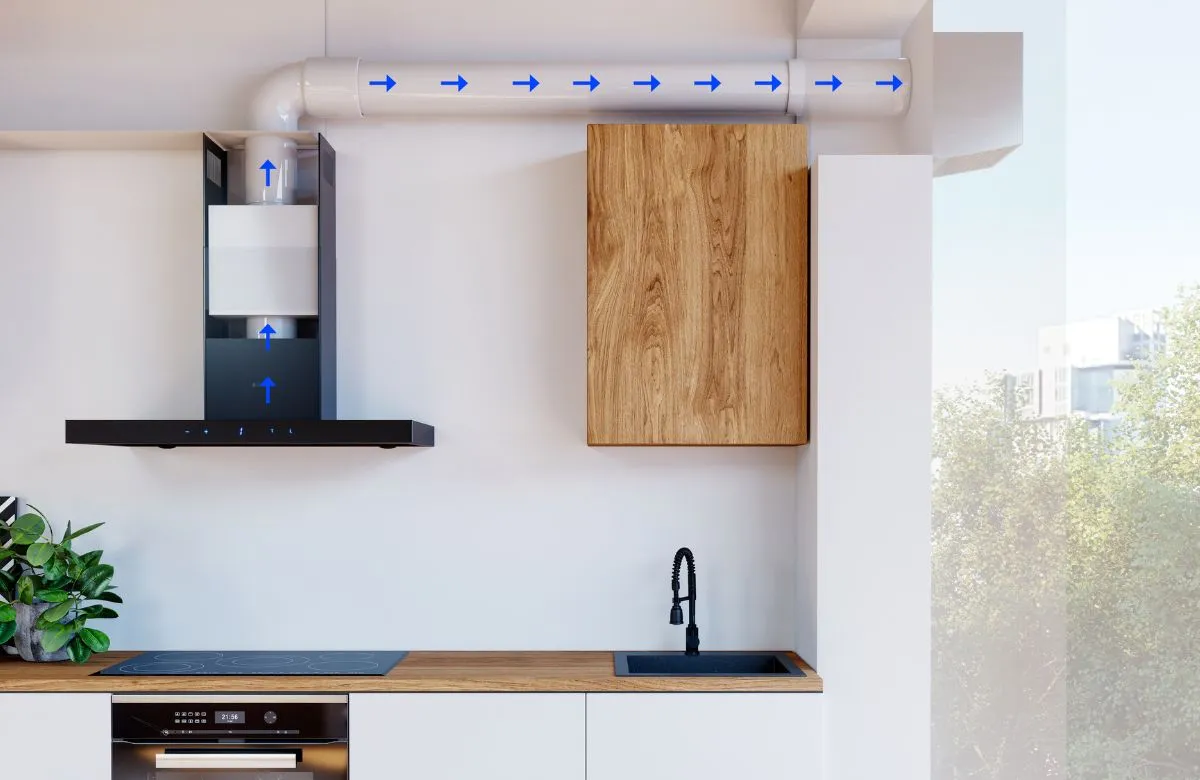 Zdjęcie Okap w bloku: kiedy wolno podłączyć, a kiedy tylko pochłaniacz?