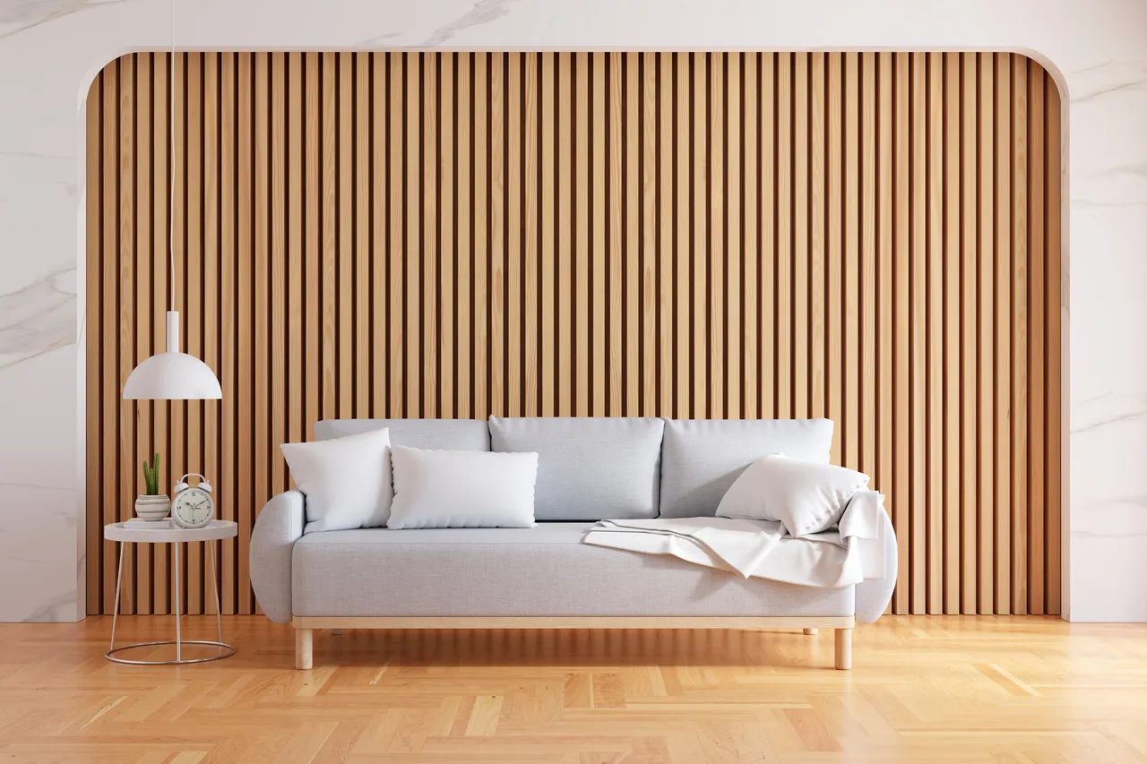 Zdjęcie Tapeta Lamele: Efekt 3D bez Remontu - Inspiracje i Porady