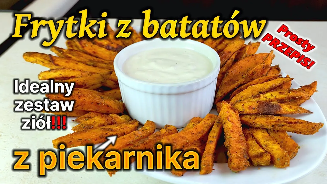 Zdjęcie Frytki z batatów w piekarniku: idealny czas i temperatura pieczenia