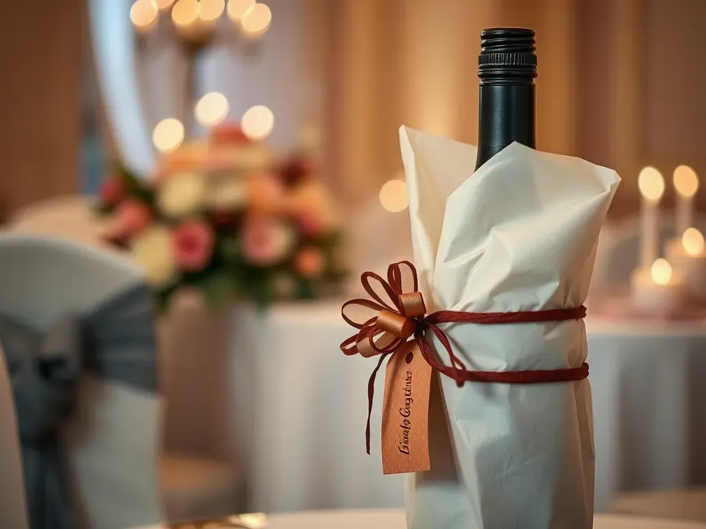Zdjęcie Jak elegancko zapakować wino na wesele - kreatywne pomysły i porady