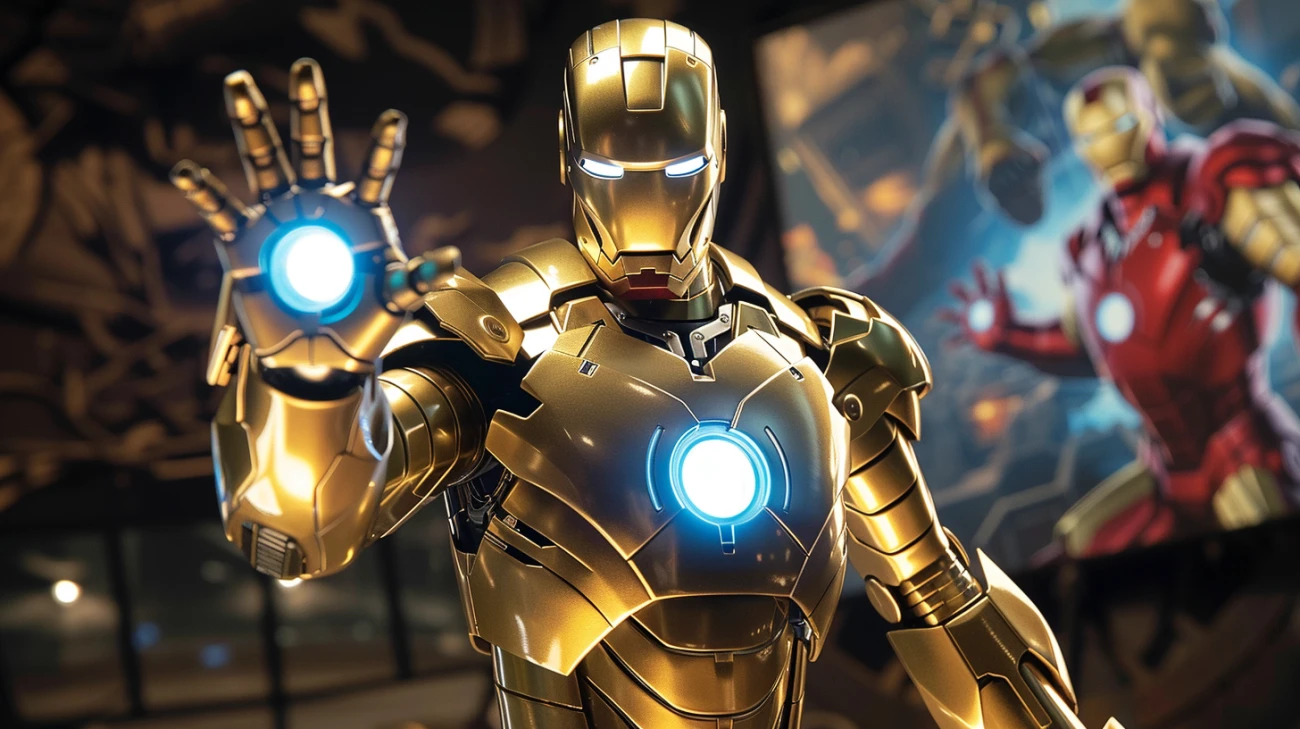 Zdjęcie Iron Man - plakat z niesamowitym superbohaterem Marvela