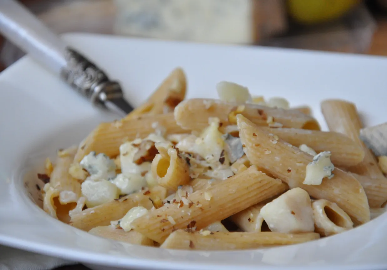 Zdjęcie Szybkie i pyszne penne z gruszką i gorgonzolą na obiad