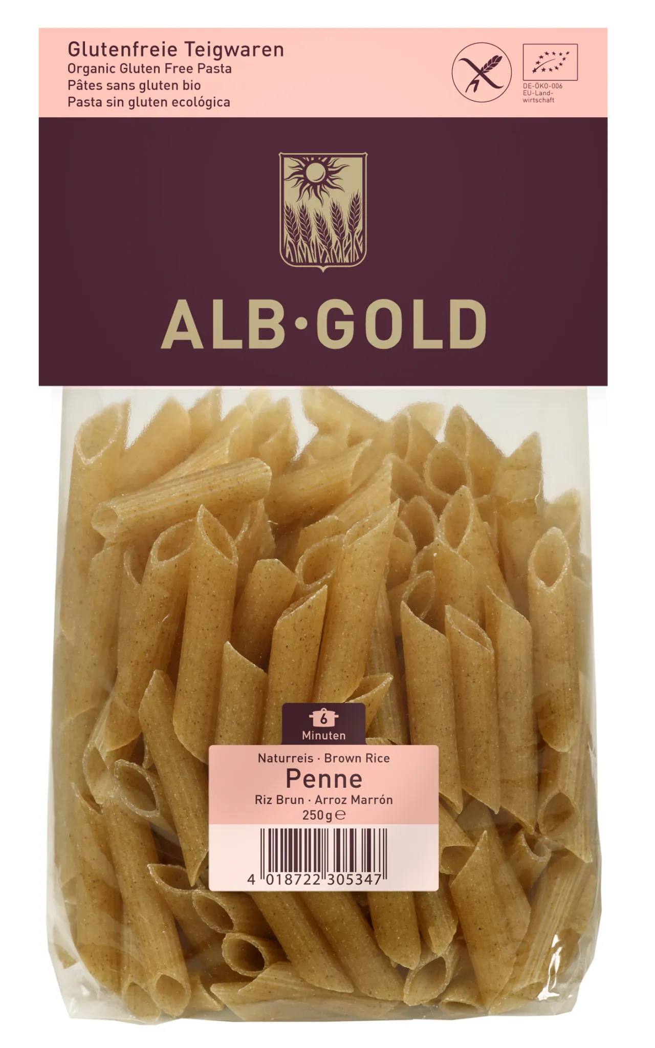 Zdjęcie Penne z brązowego ryżu: zdrowy makaron bezglutenowy pełen smaku