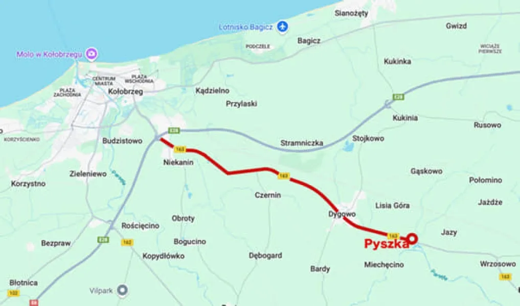 Zdjęcie Najlepsza trasa do Kołobrzegu - uniknij korków i zyskaj czas podróży
