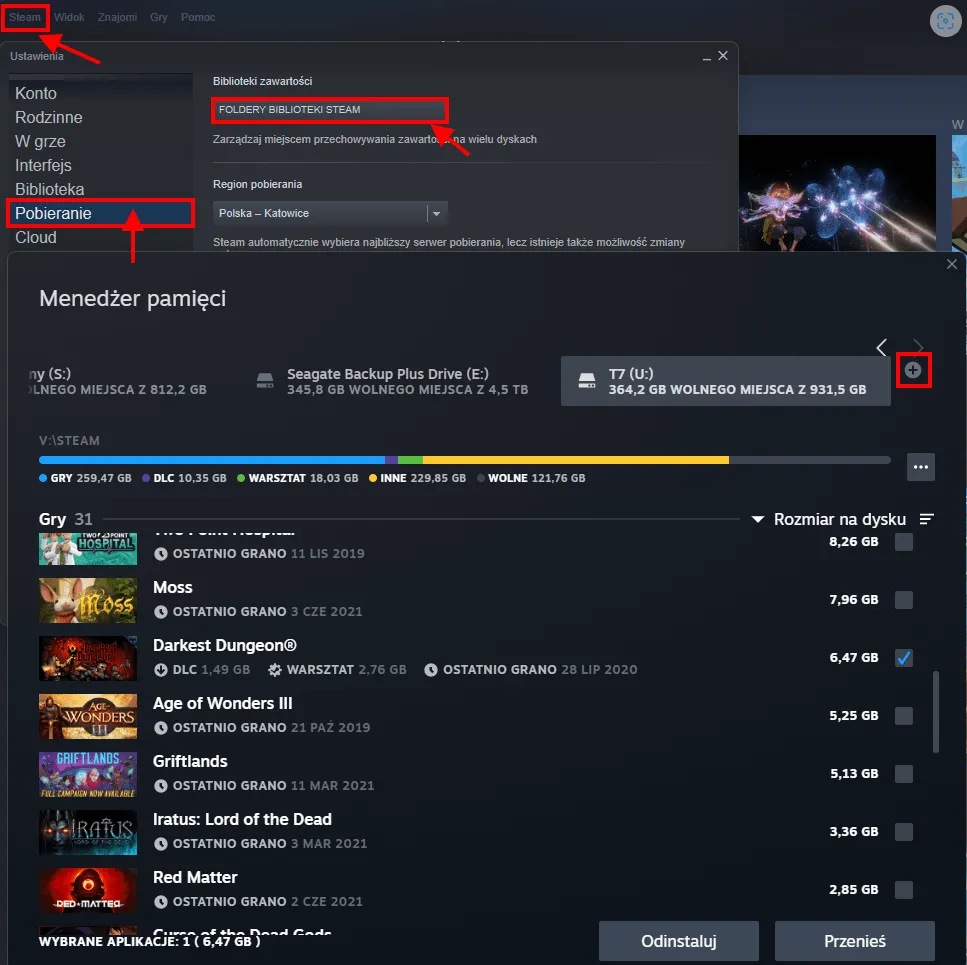 Zdjęcie Steam: jak przenieść grę na inny dysk - 5 prostych kroków