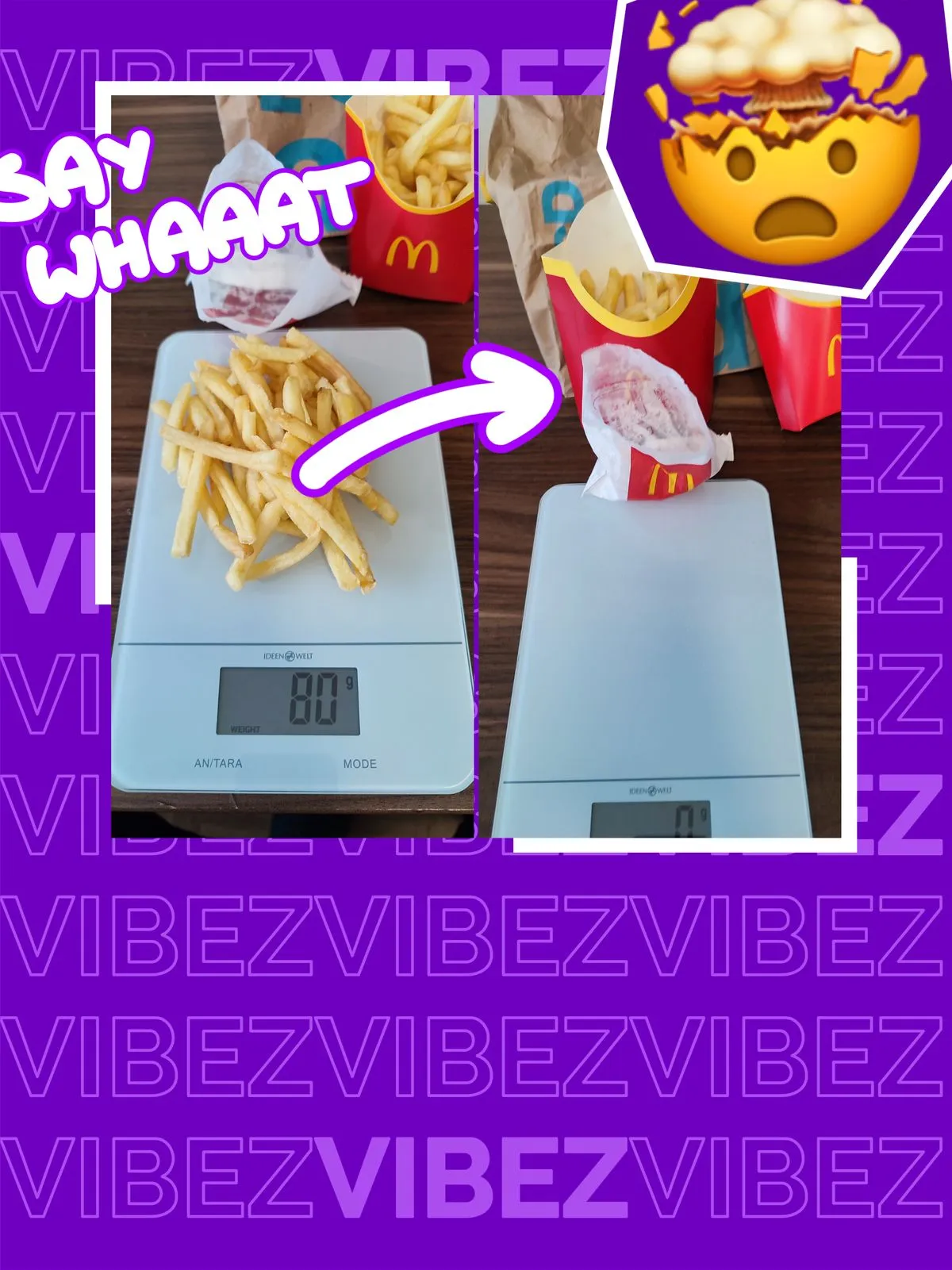 Zdjęcie Ile ważą duże frytki w McDonald's? Zaskakujące fakty o wadze