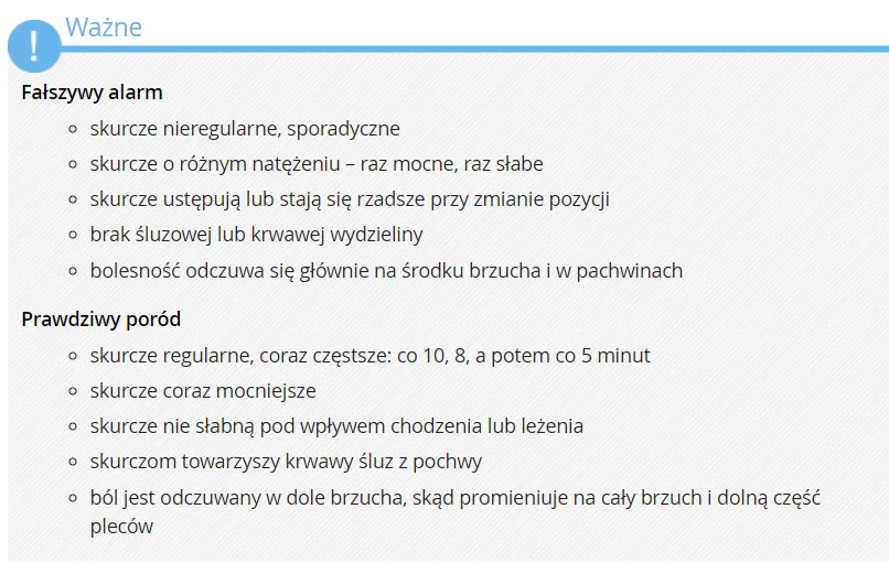 Zdjęcie Skurcze co 5 minut - poznaj kluczowe oznaki zbliżającego się porodu