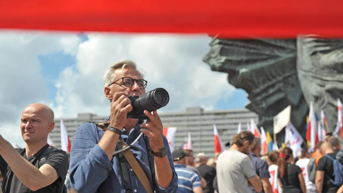 Zdjęcie Andrzej Grygiel: Mistrz Fotografii Prasowej i Sportowej
