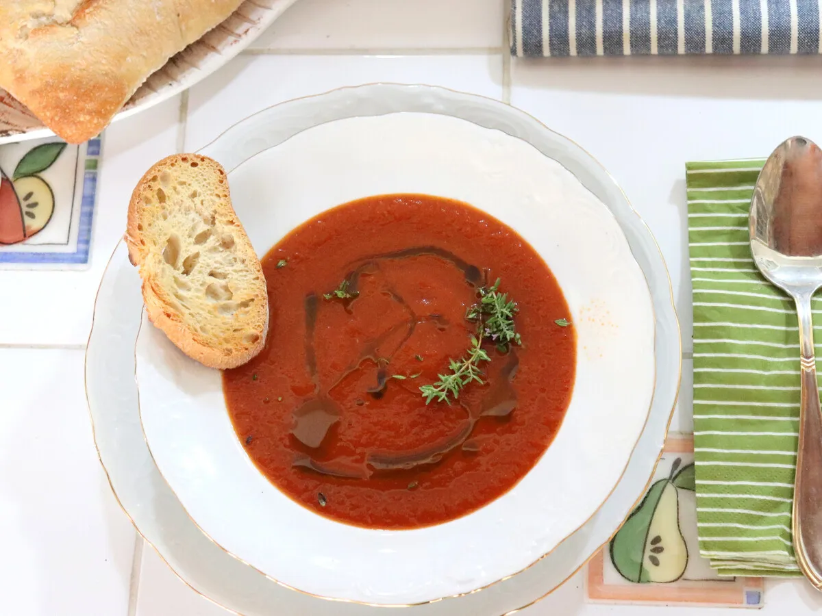 Zdjęcie Sopa de tomate: mi receta infalible y trucos para un sabor perfecto