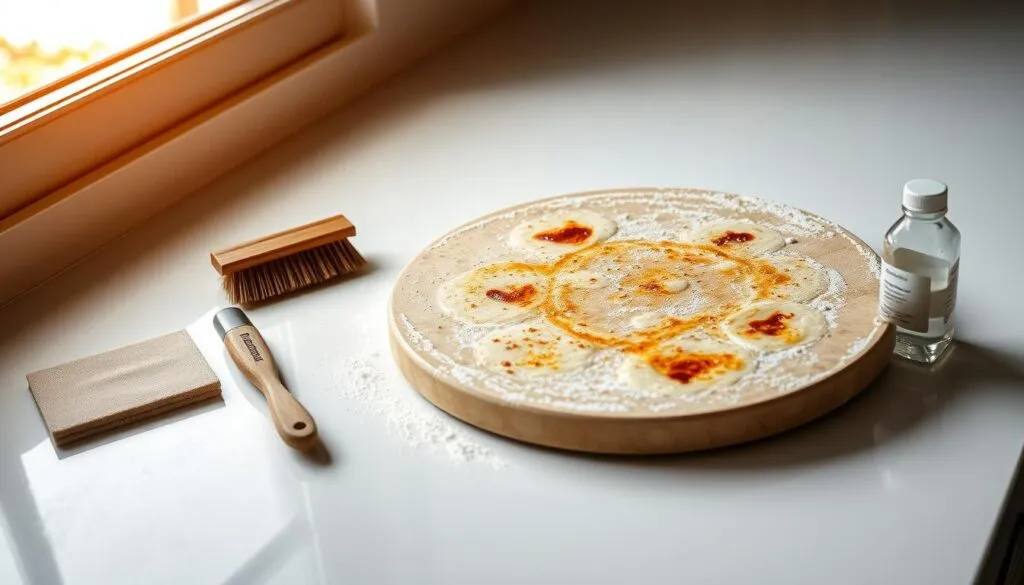 Zdjęcie Jak czyścić kamień do pizzy, aby uniknąć zniszczeń i poprawić smak
