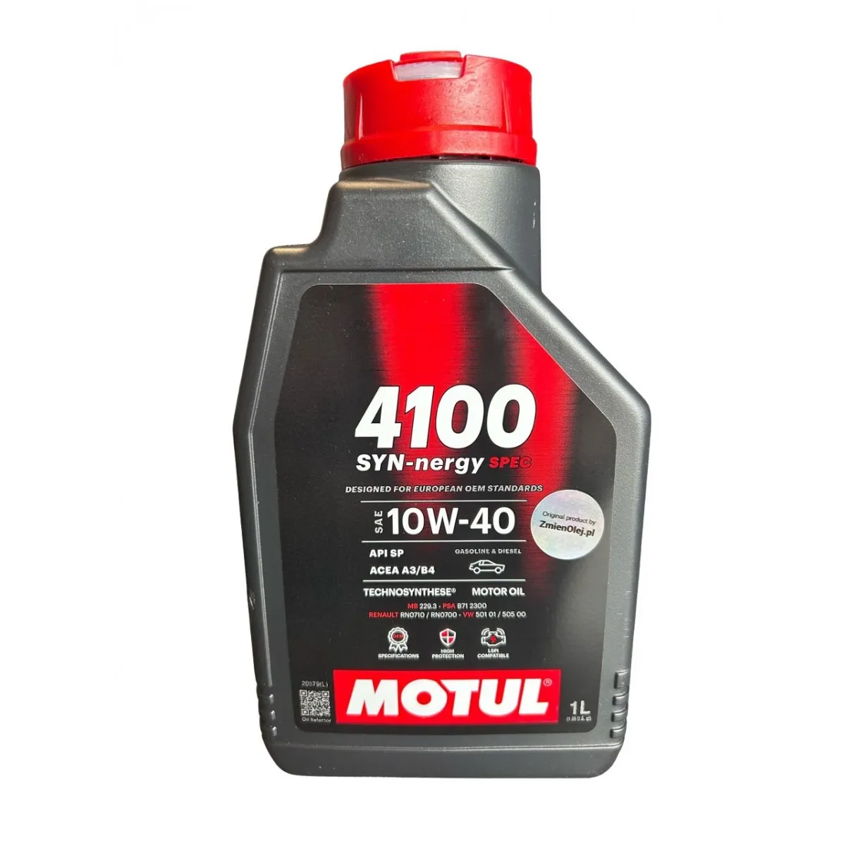 Zdjęcie Olej Motul 10W40: idealny wybór dla silników benzynowych i gazowych