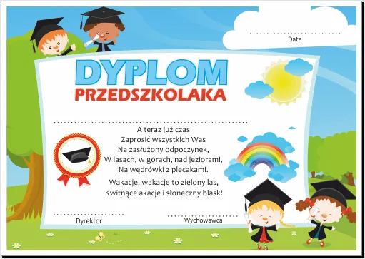 Zdjęcie Jak wypisać dyplom dla przedszkolaka, aby był wyjątkowy i osobisty