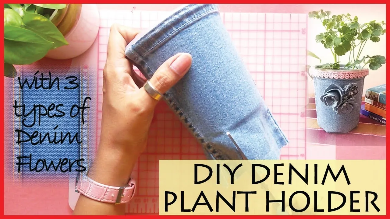 Zdjęcie Jak zrobić kwietnik z jeansów - proste sposoby na kreatywne DIY