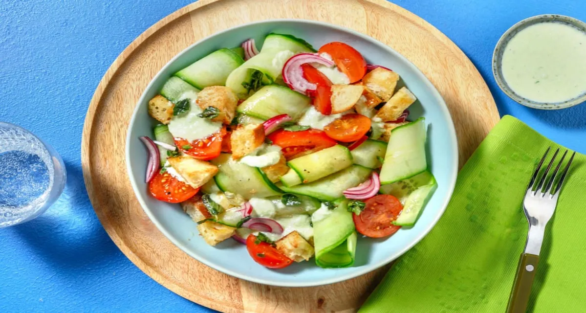 Zdjęcie Ensalada de pepino griega: la receta fresca que no puedes perderte